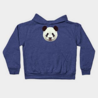 Cute Panda Low Poly | Geometric Kids Hoodie